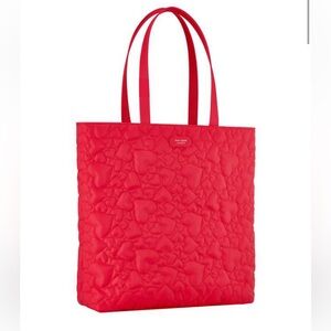 Kate Spade Red Heart Tote Bag